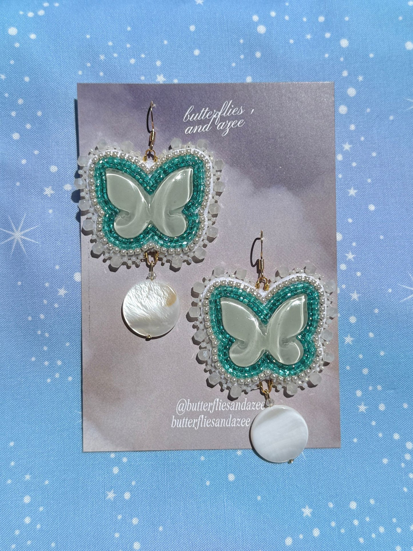 Waterway Butterfly Earrings