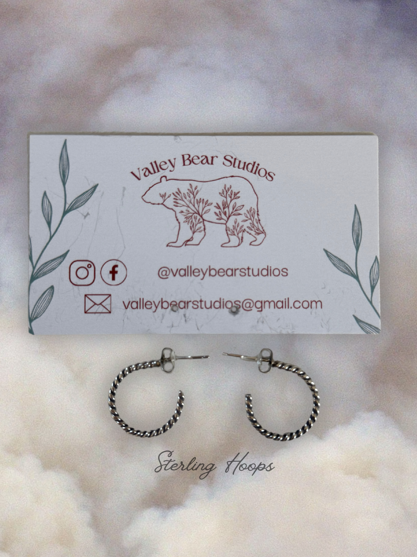 Medium Sterling Hoops