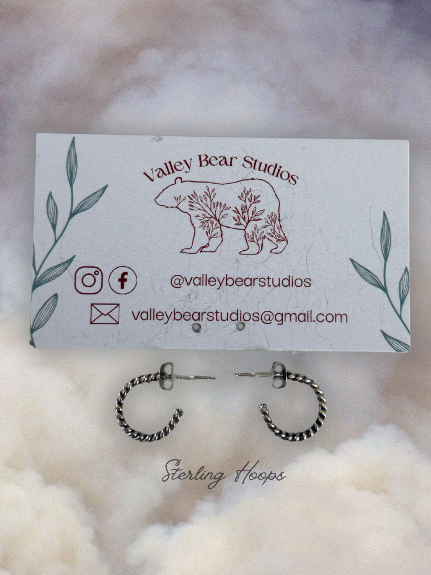 Small Sterling Hoops