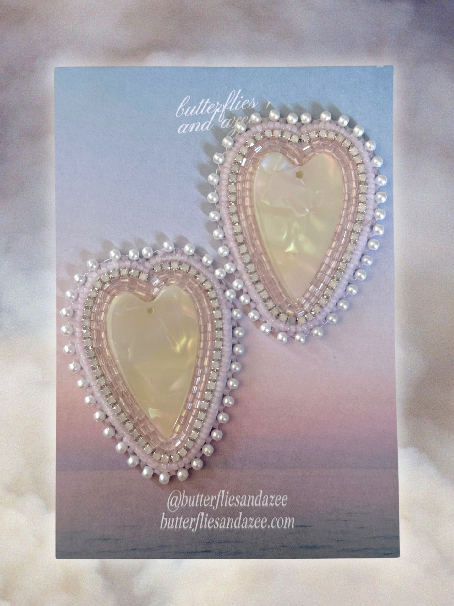 Opaline Earrings / Pink