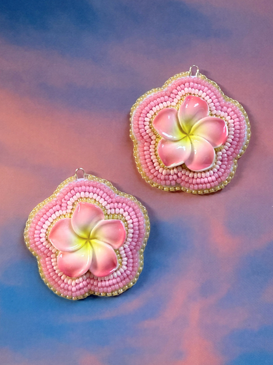 Plumeria Earrings