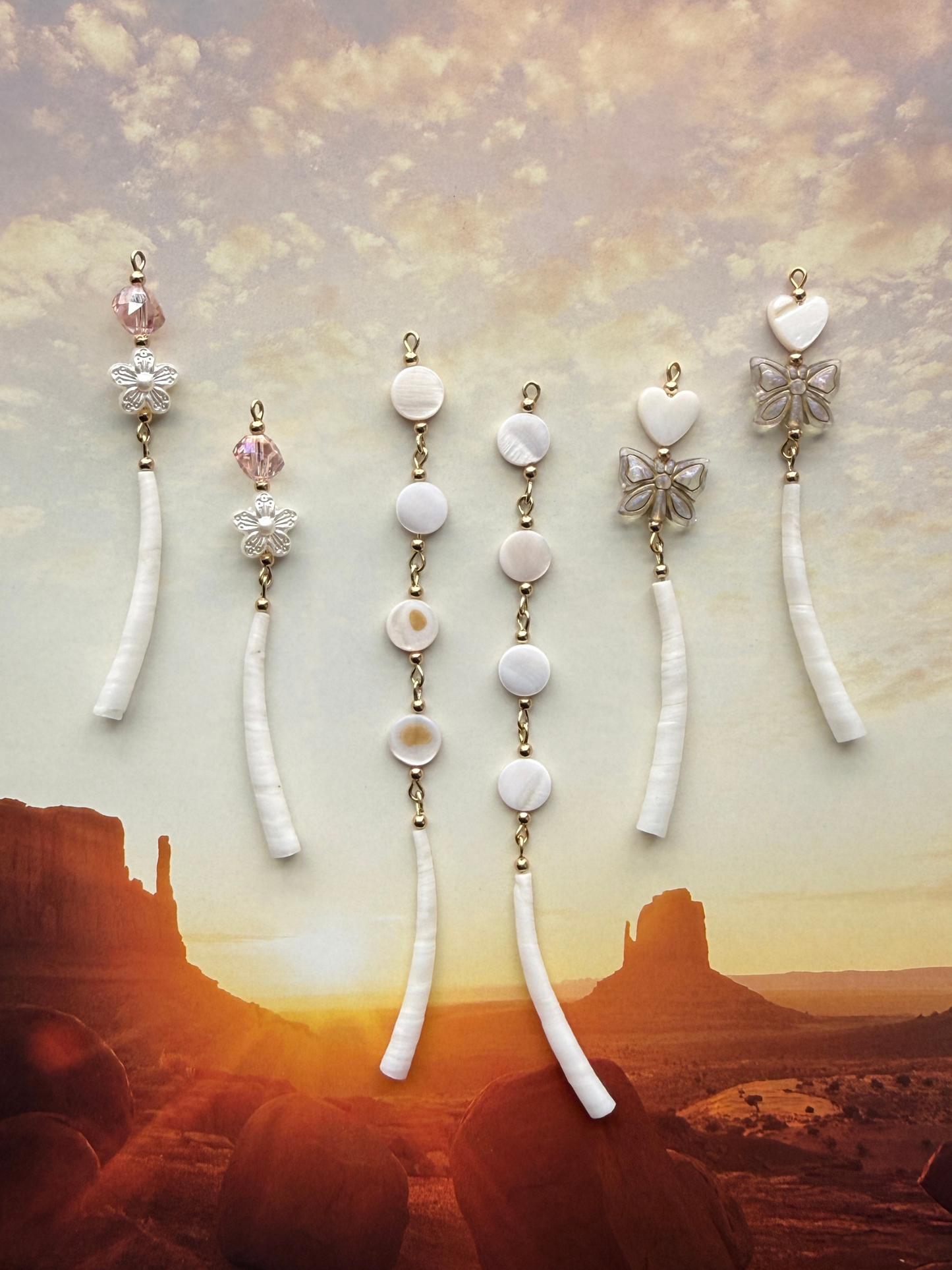 Dentalium Bloom Earrings