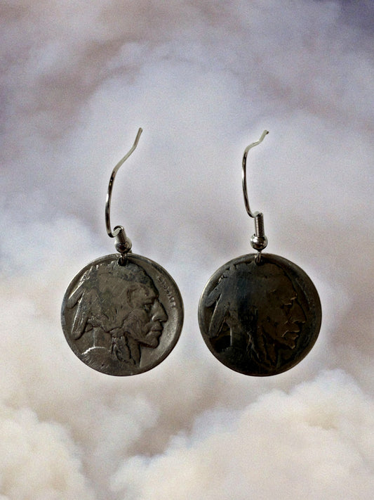 NDN Vintage Coin Earrings