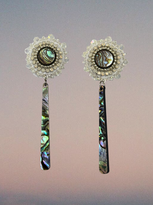 Abalone Post Earrings