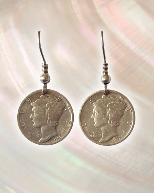 Liberty Coin Earrings