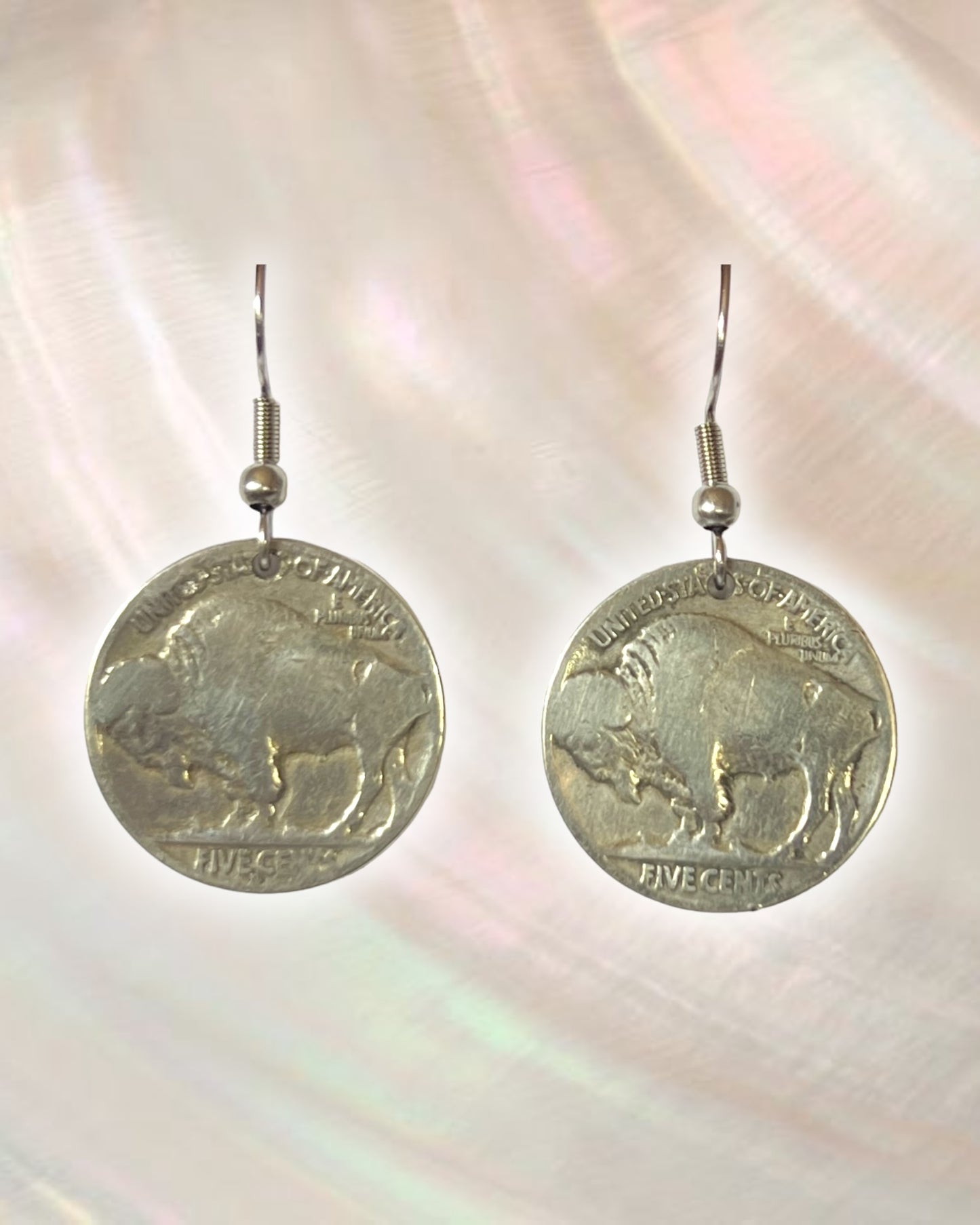 Buffalo Coin Earrings